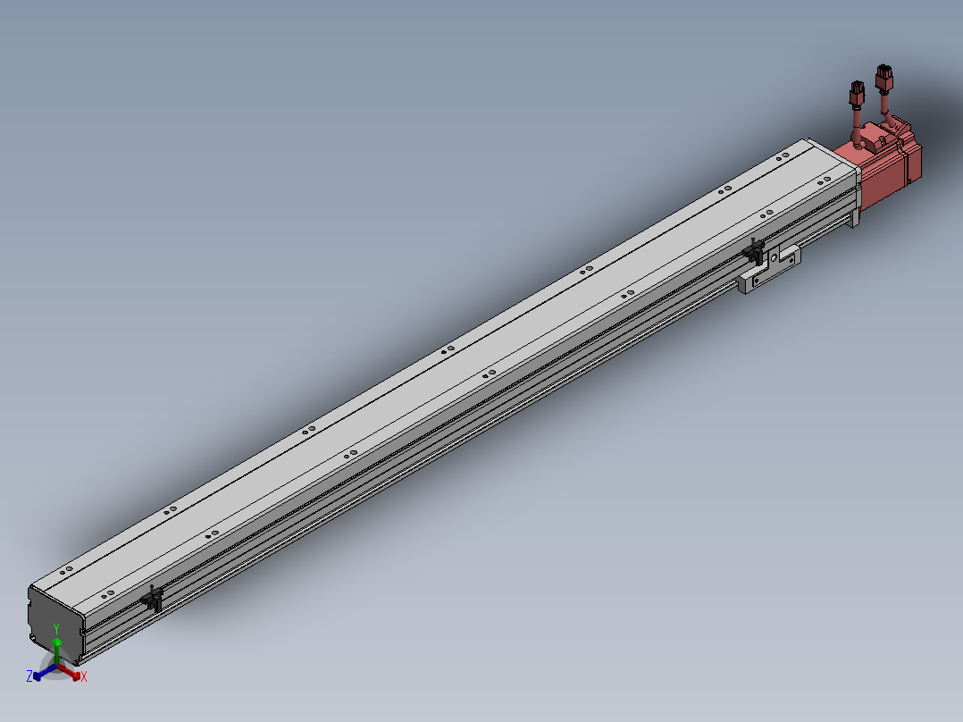 精密模组MY80S-T10-900L-P20B-BC-C4正等轴测图