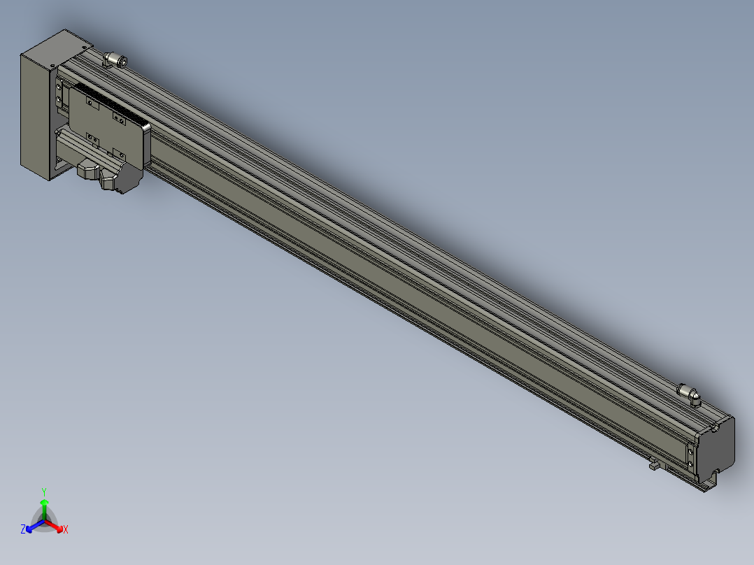 威洛博VC6-S750-BL-P10正等轴测图