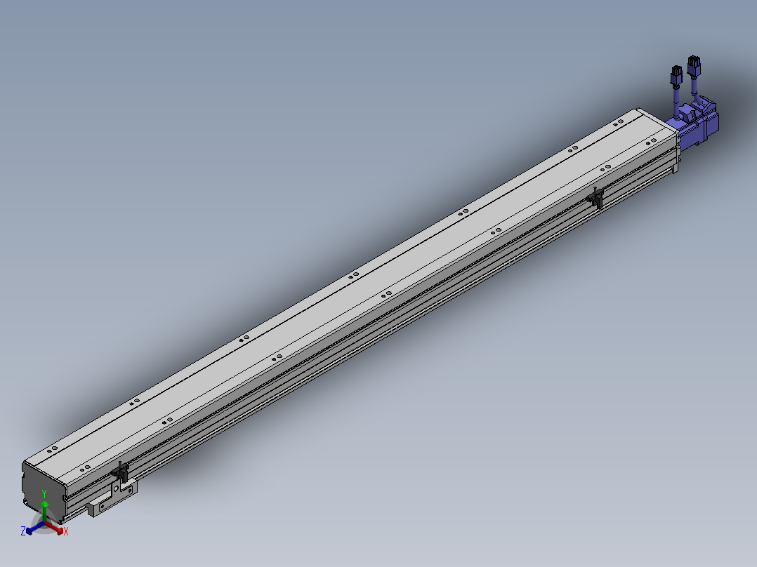 精密模组MY80S-T10-900L-P10B-BC-C4正等轴测图