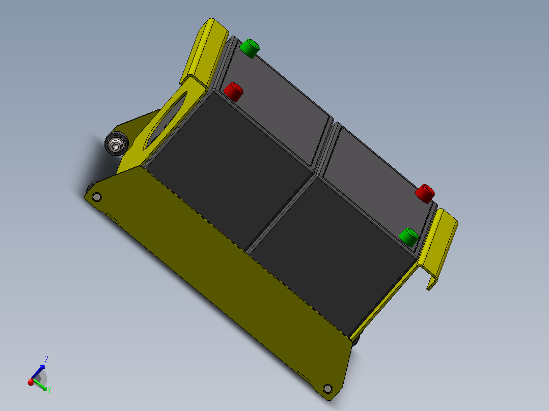 潜伏智能AGV小车<span style='color: red'>3D</span>模型