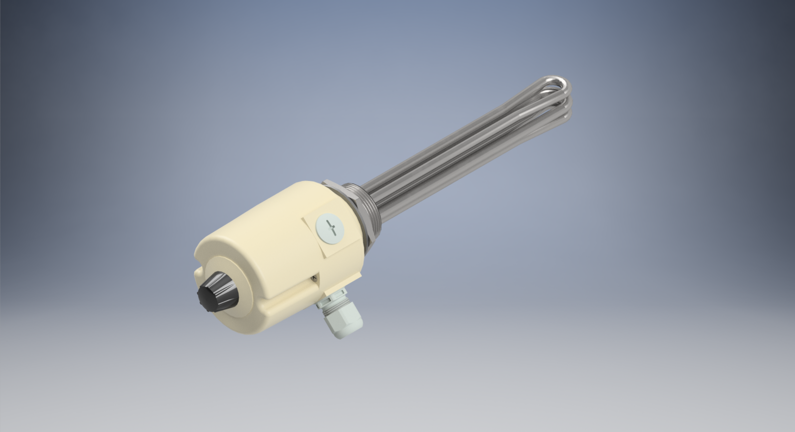 1 1-2英寸BSPP螺旋塞加热器，带控制恒温器