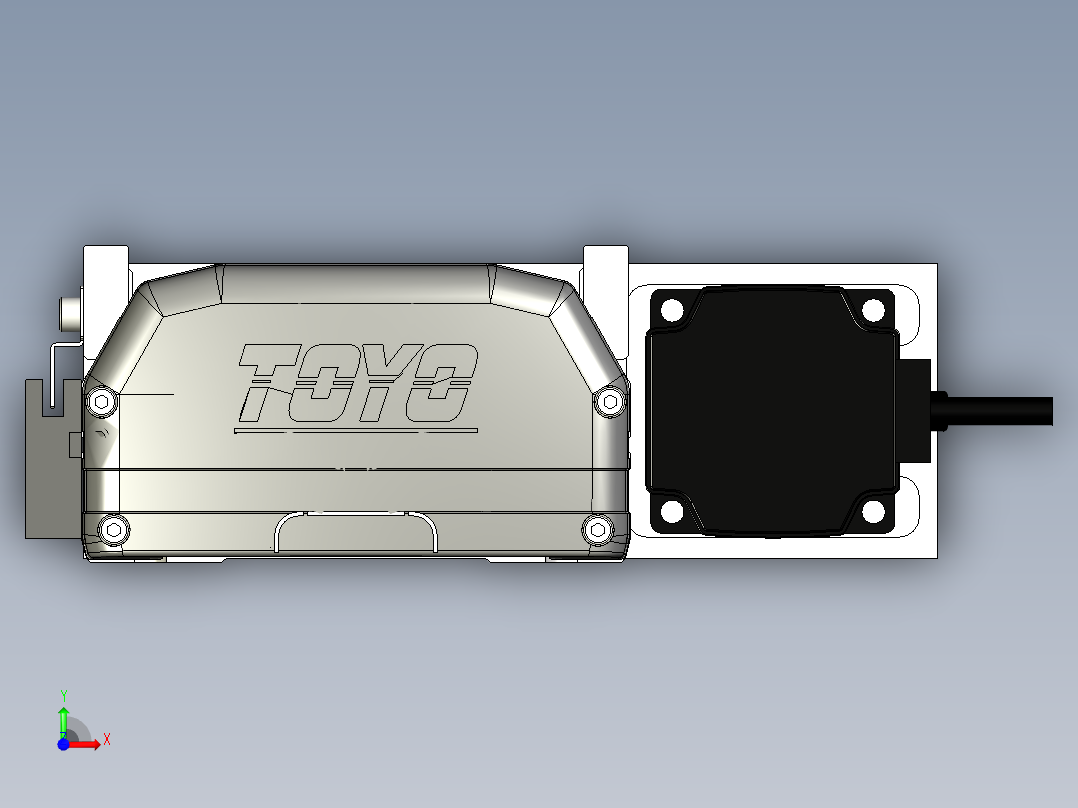 Toyo东佑达直线模组-ETH13-200-BR-200W+煞車前视图