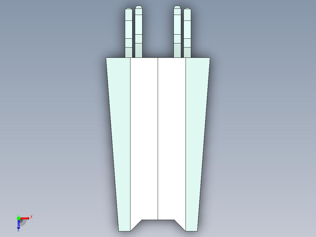 侧边卡连接器-459120038_stp俯视图