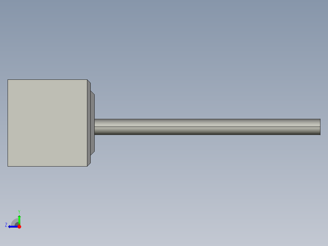 基恩士GT-75(P)_76(P)_connector1_kc图纸模型右视图