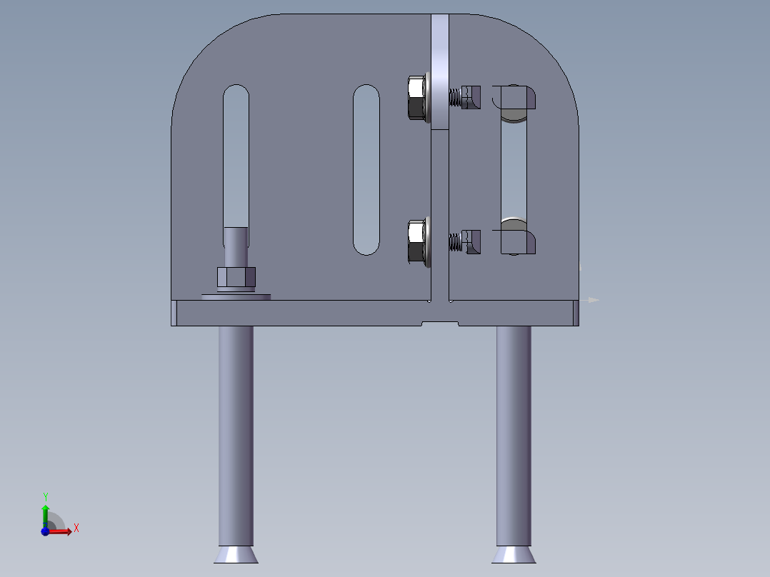 铝型材及其附件5.11.4590.STB前视图