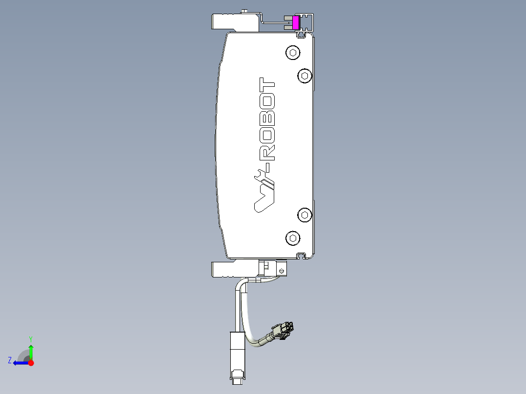 威洛博VL系列3d模型模组VL22H2Y-S1050右视图