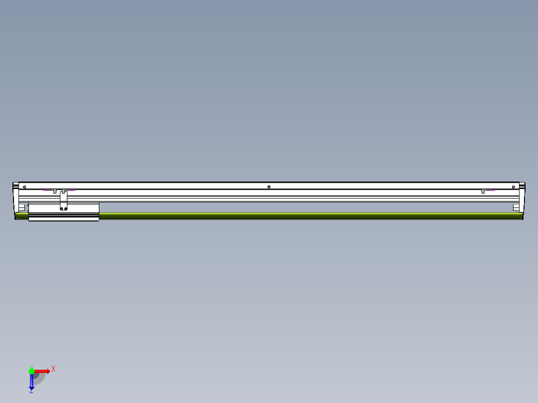 威洛博VL系列3d模型模组VL22H2Y-S1050俯视图