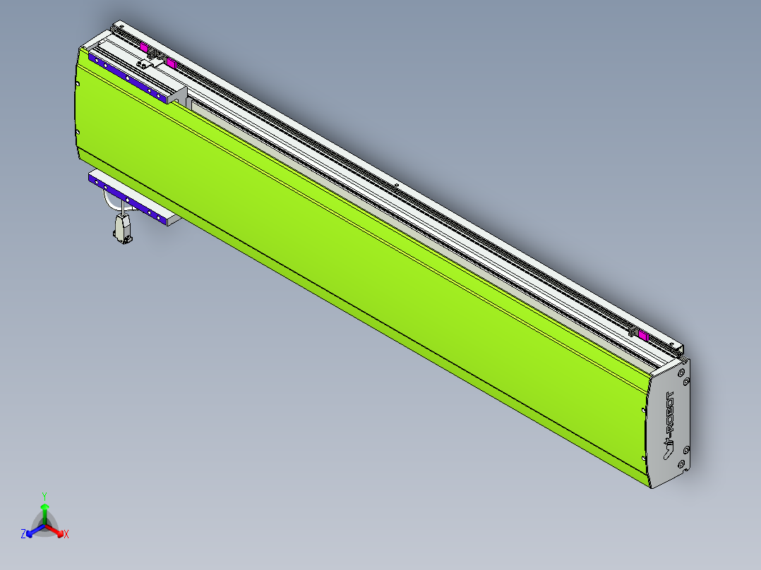 威洛博VL系列3d模型模组VL22H2Y-S1050正等轴测图