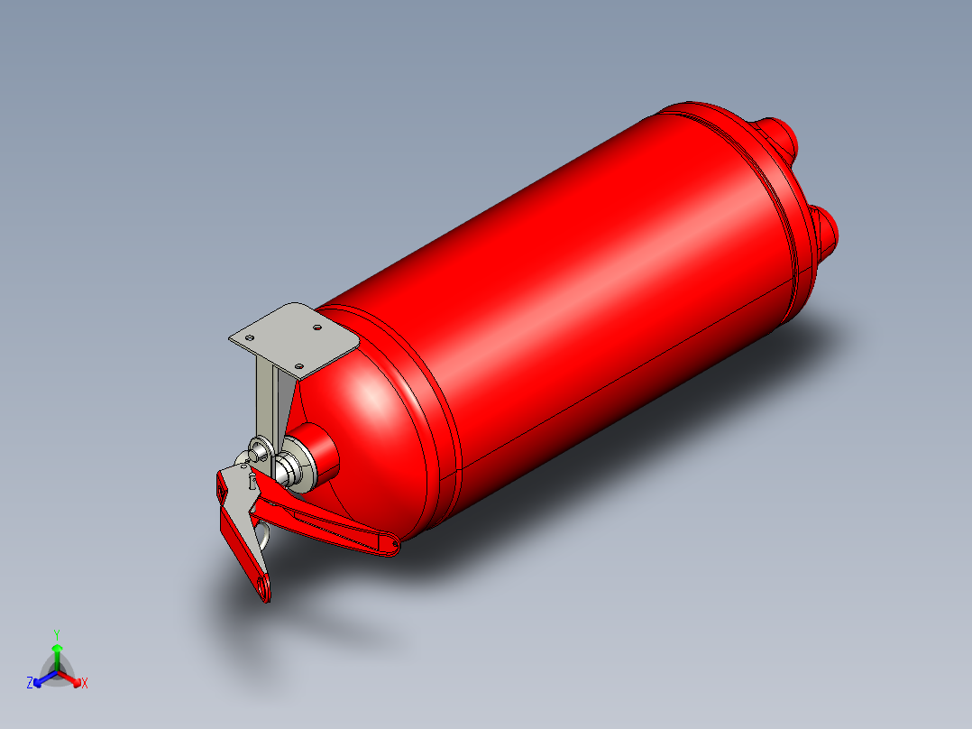 灭火器详细结构 stp