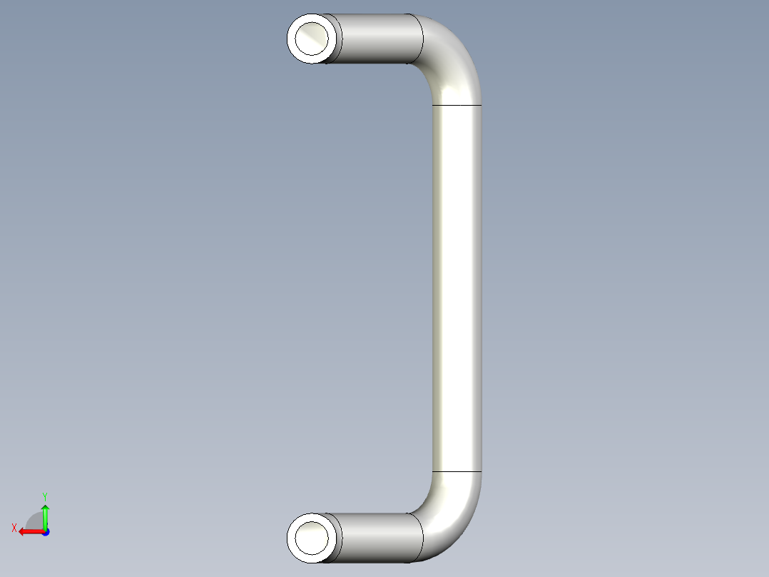 取手(鋼材)AM-3D多系列多零件图纸模型后视图