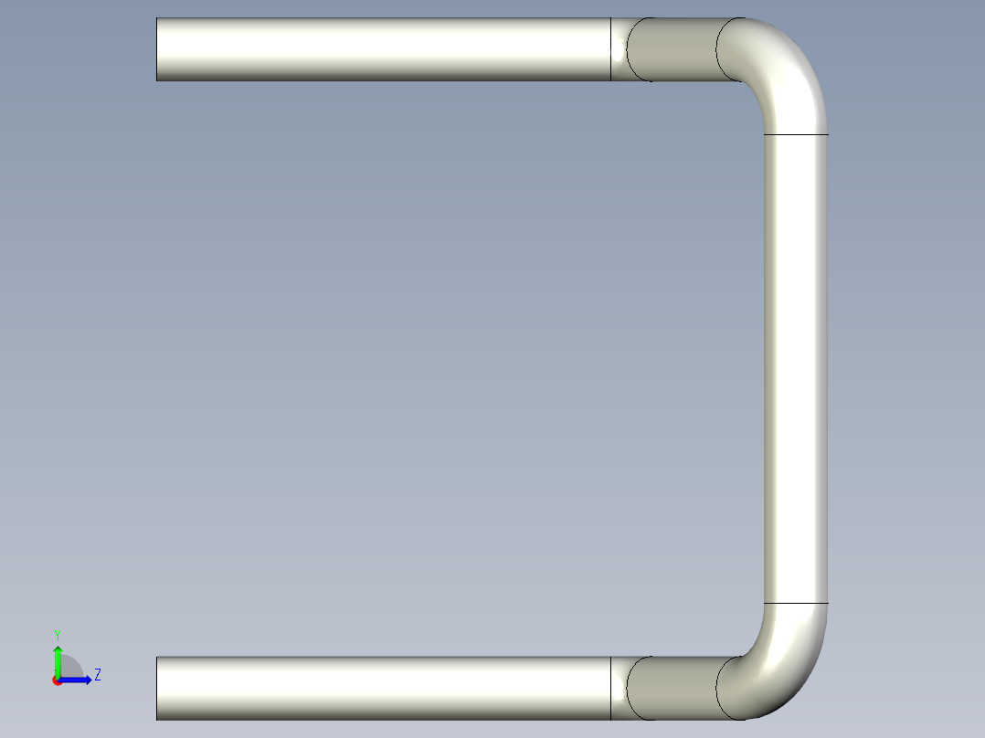 取手(鋼材)AM-3D多系列多零件图纸模型左视图