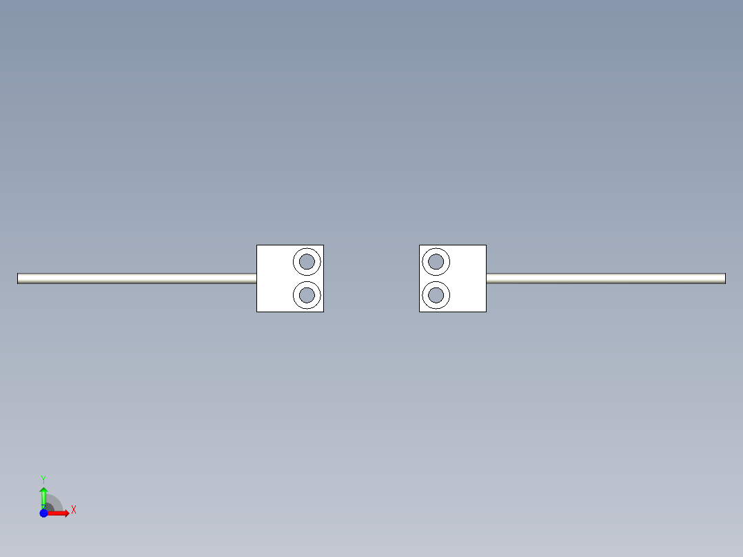 支架光纤_对射型FT-W11前视图