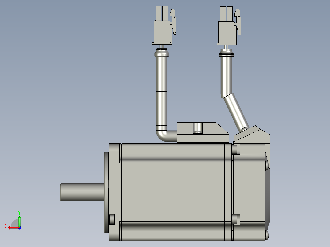 200W MHMD伺服马达后视图