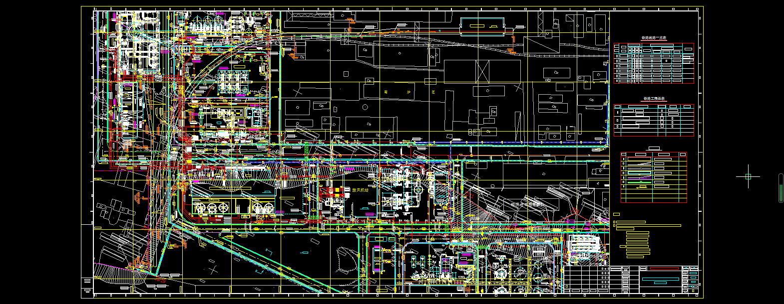 钢铁厂铁路施工图含路基完整CAD设计资料1307795