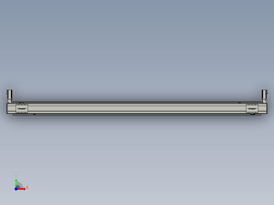 威洛博双电机滑台-VBC14S2-L100-S2900-BLR-P40-C6前视图