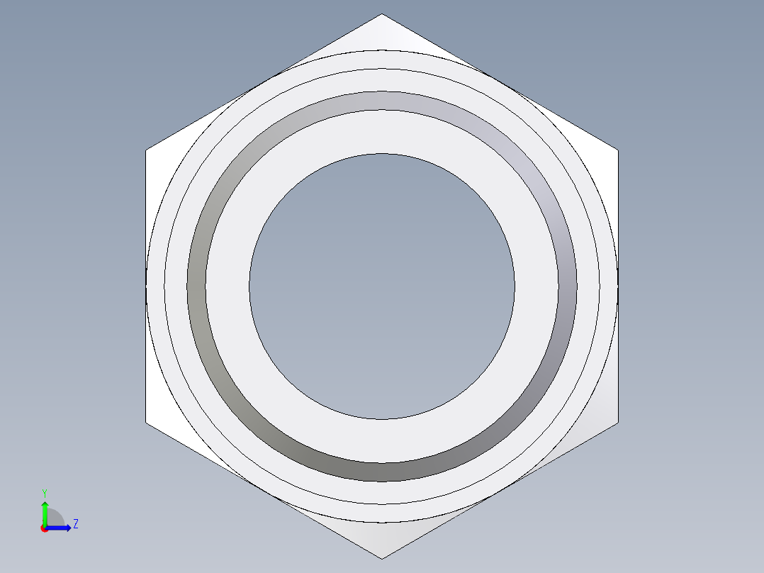 卡套式工业通用硬管接头EO_Male_Stud_connector_GE22LREDOMD71左视图