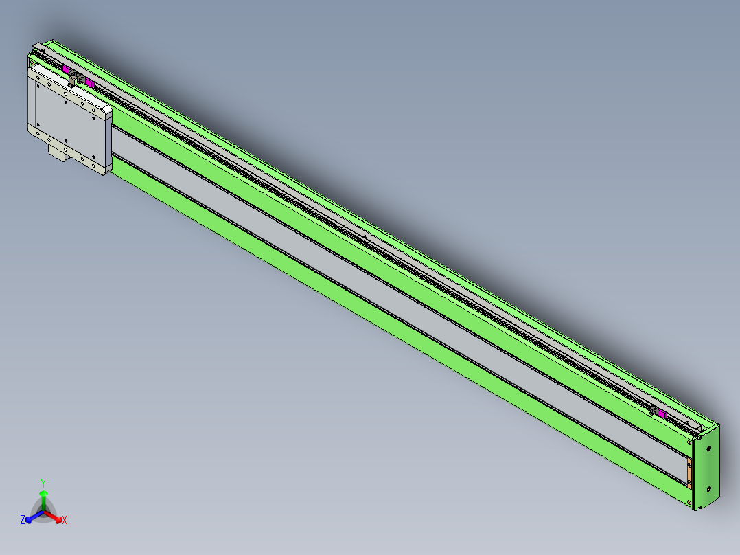 威洛博LC系列3d模型模组LC17E2Y-S1550正等轴测图