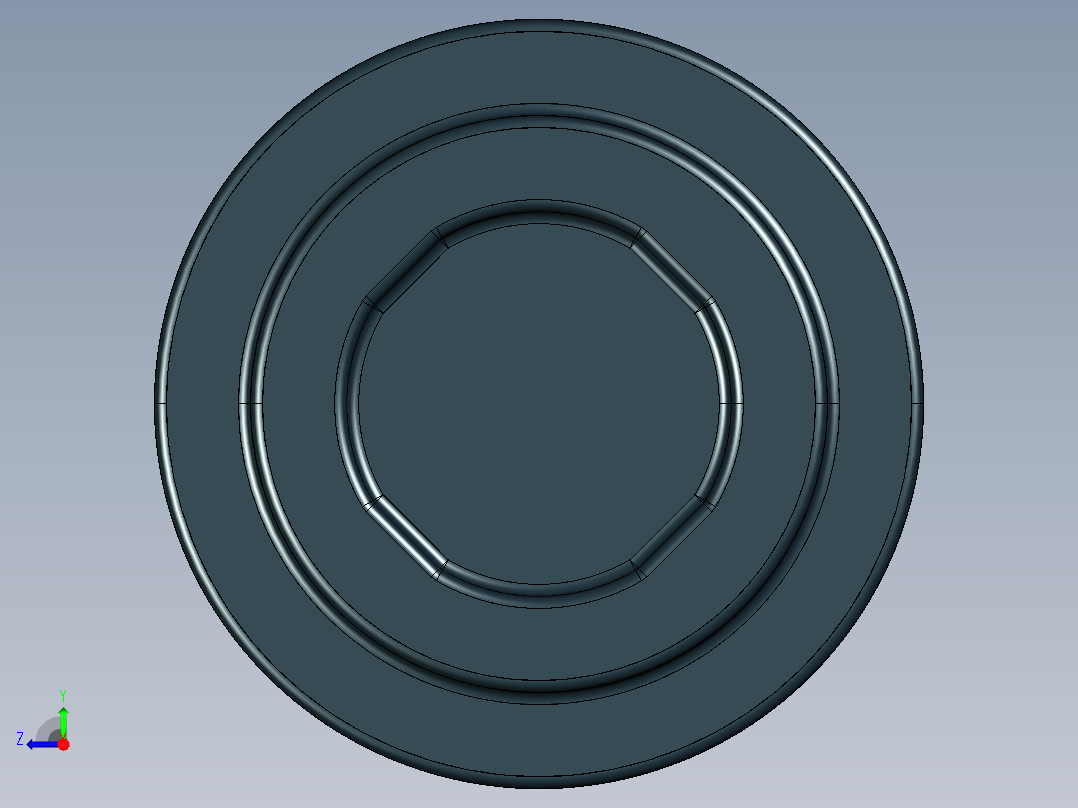 乐高机械组车桥-6587 Black Technic Axle 3 with Stud.IGS右视图