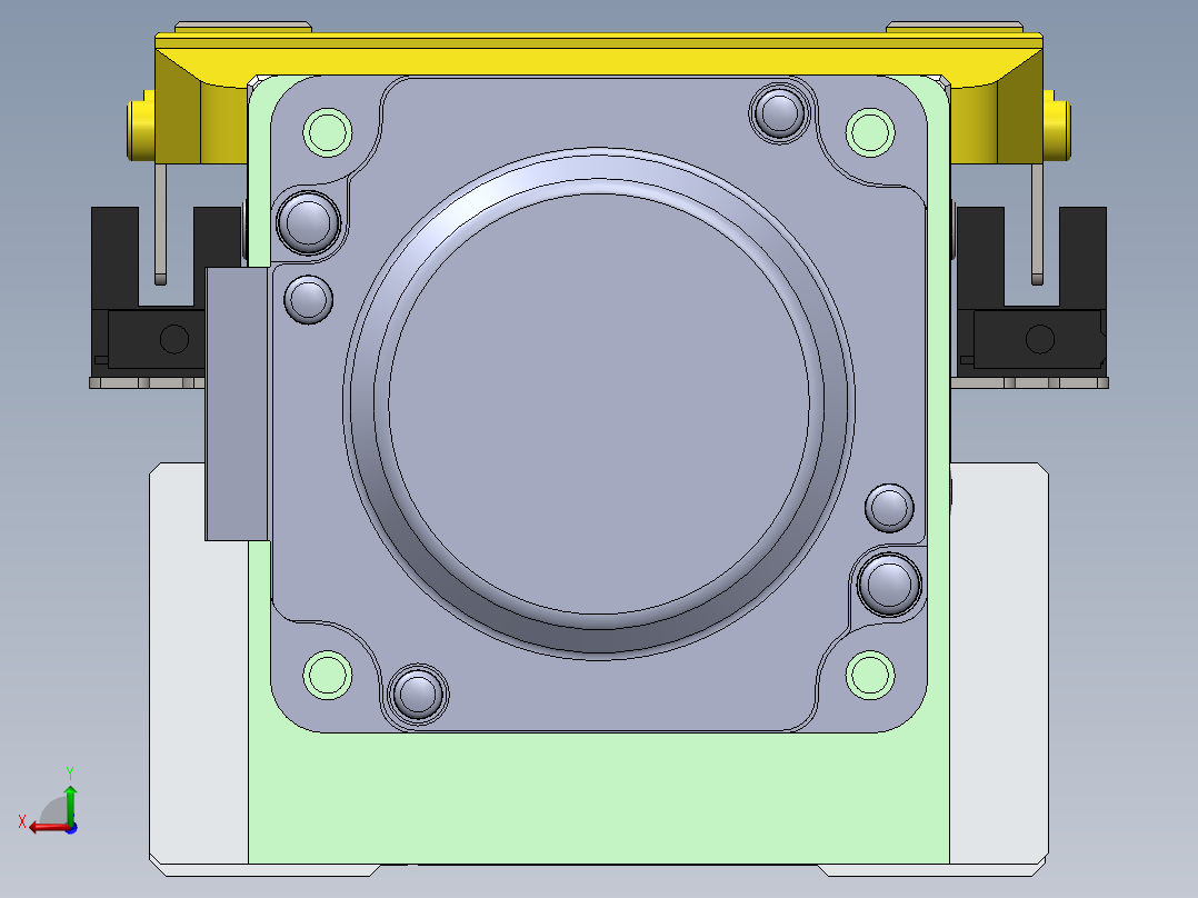GTH内嵌丝杆全封闭GTH8-BC-400W后视图