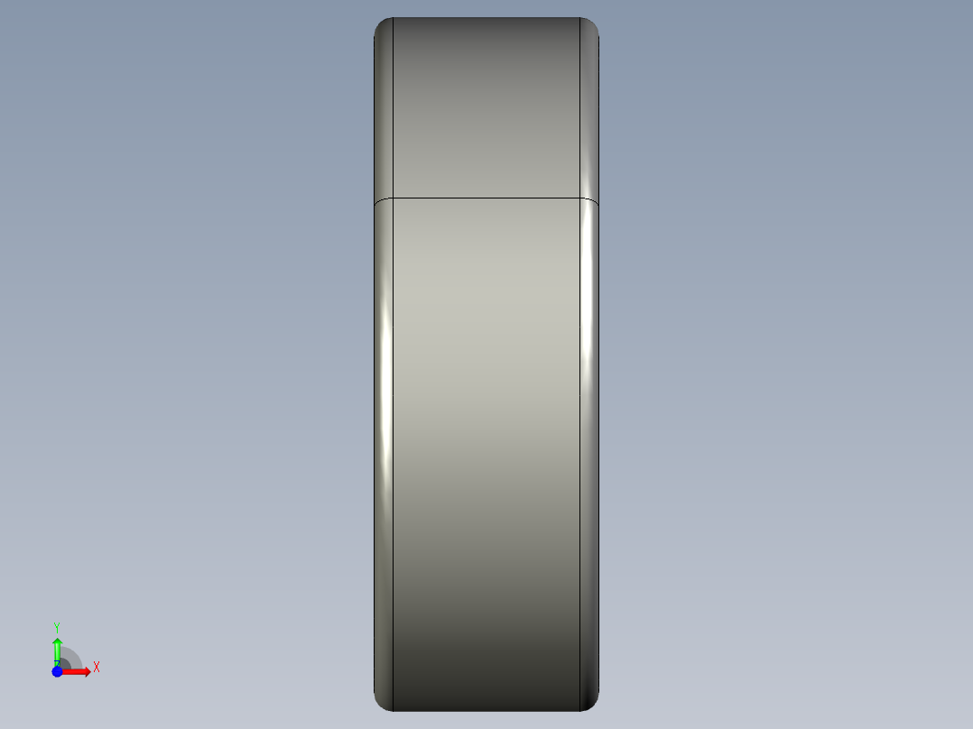 深沟球轴承6301前视图