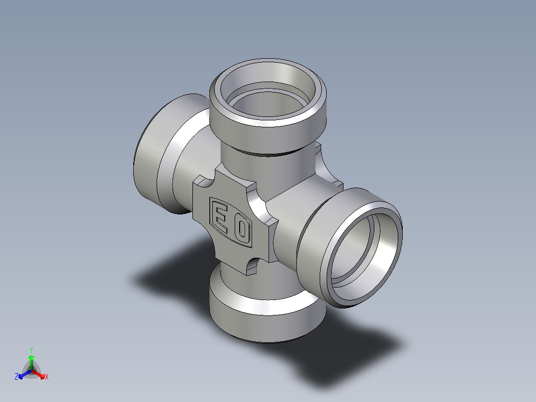 卡套式工业通用硬管接头EO_Union_cross_K22LCFX