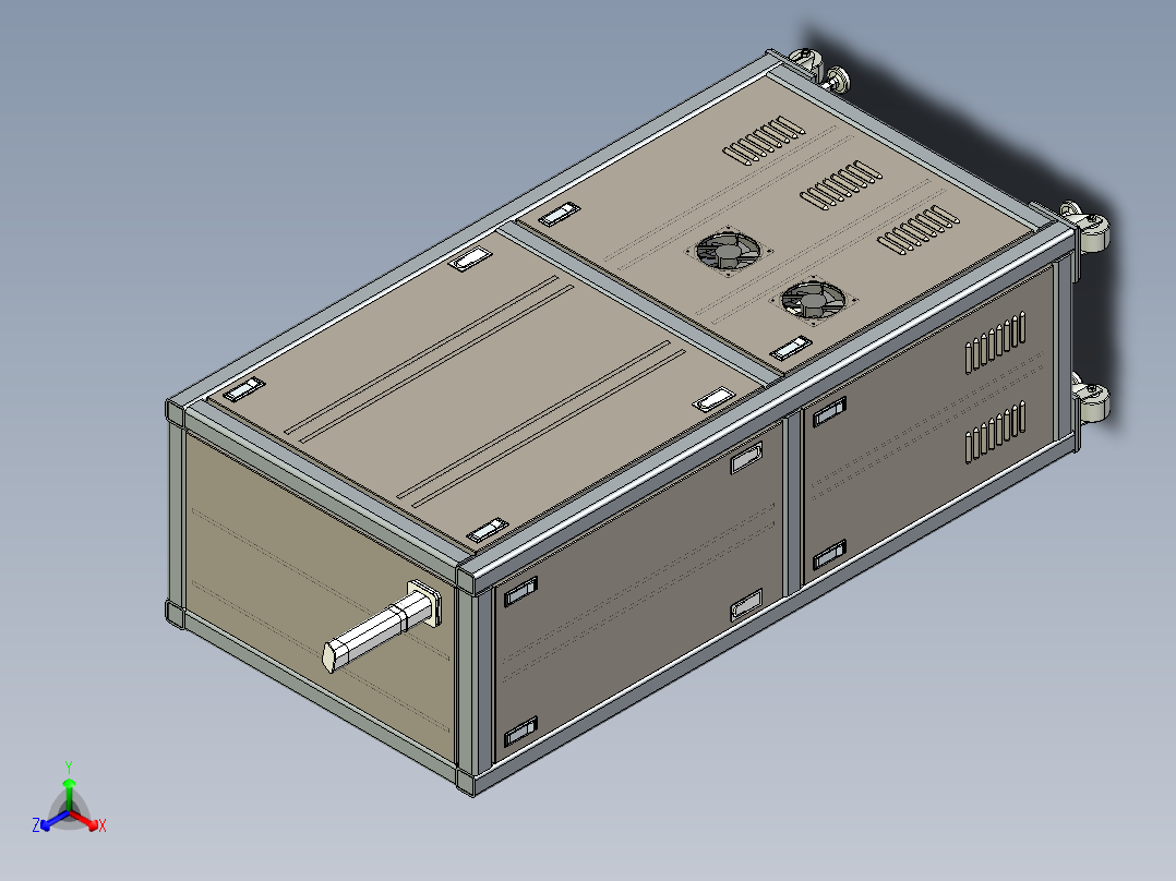 半导体穿刺step正等轴测图