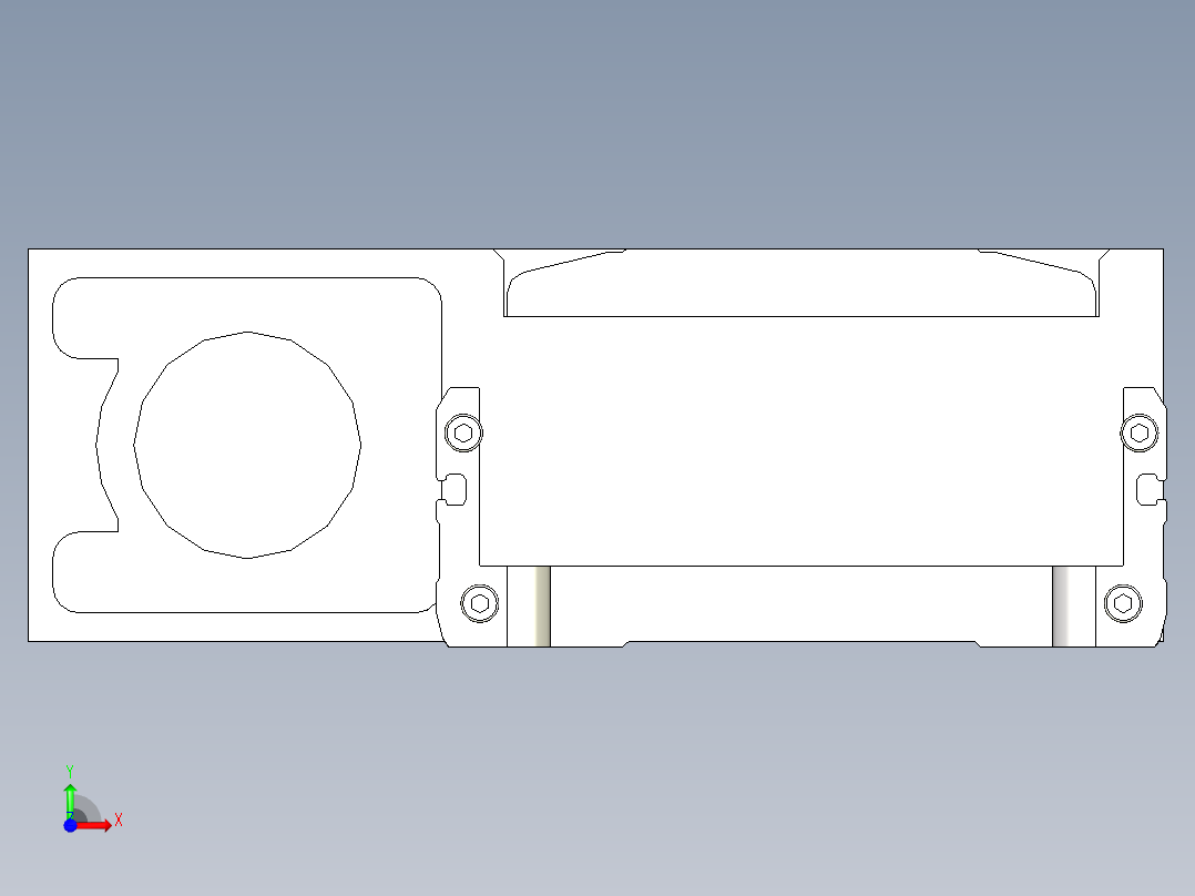 Toyo东佑达直线模组-ETH13-1700-BL-200W前视图