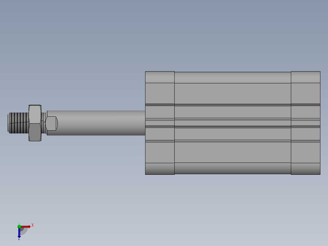 气缸ACE32X40SB俯视图
