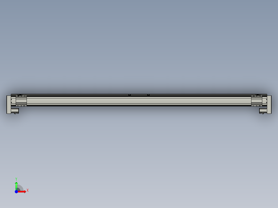 威洛博双电机滑台-VF14D2-S1400-BLR-P40-C6前视图