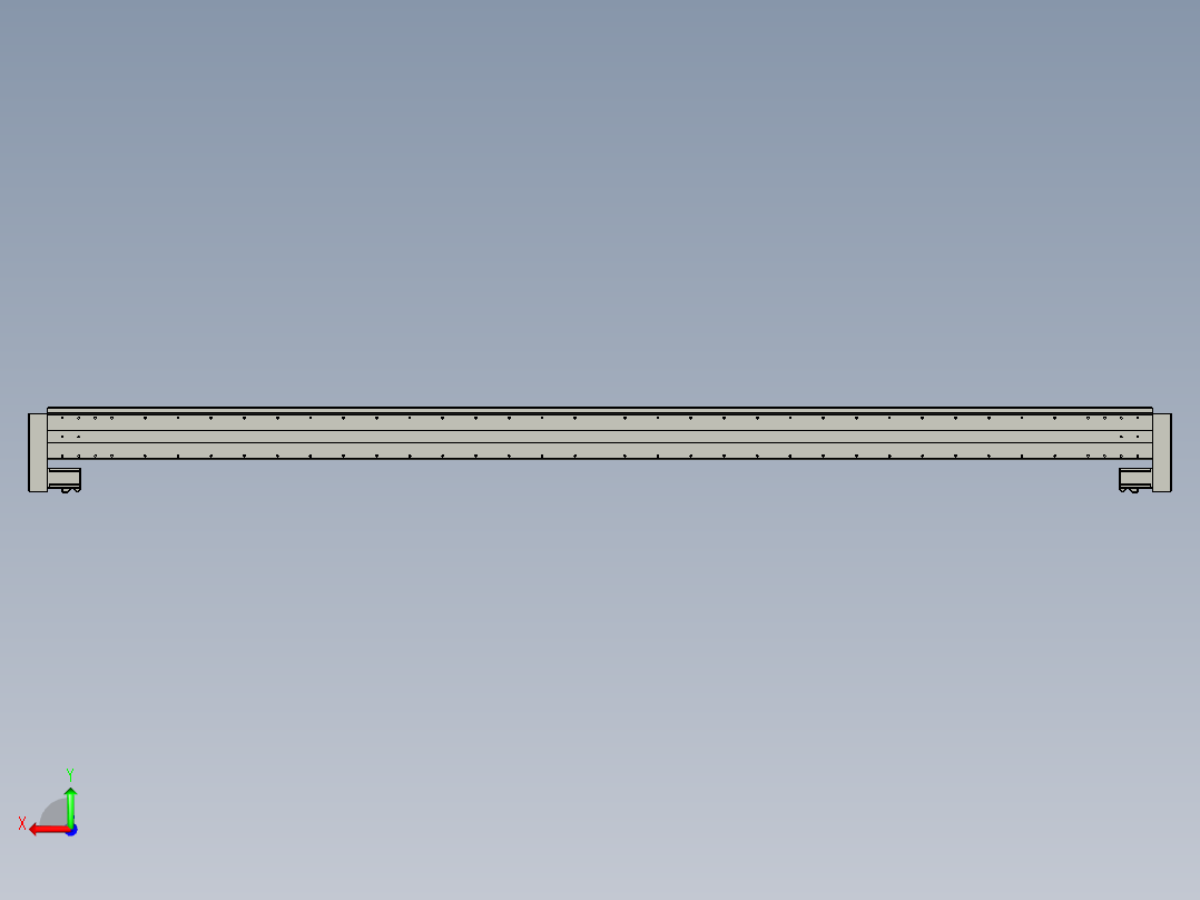 威洛博双电机滑台-VF14D2-S1400-BLR-P40-C6后视图