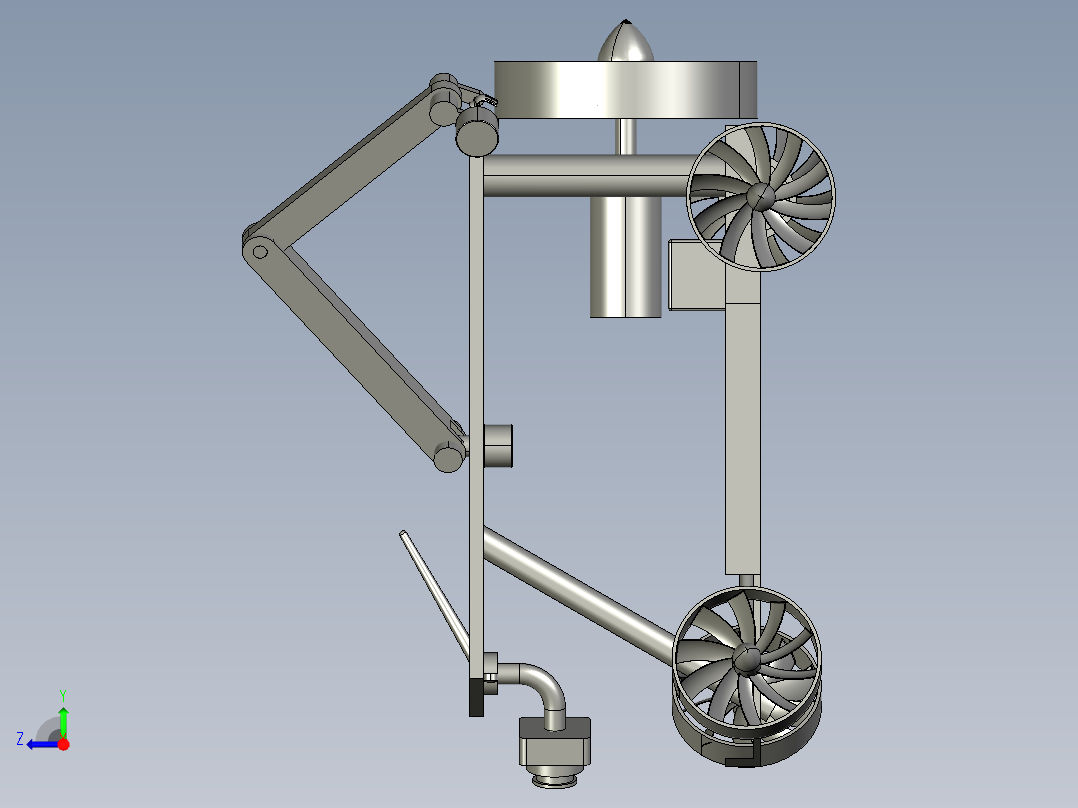 水下遥控车--igs stp右视图