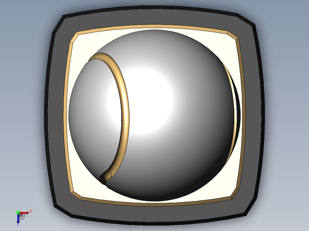 奖杯网球俯视图