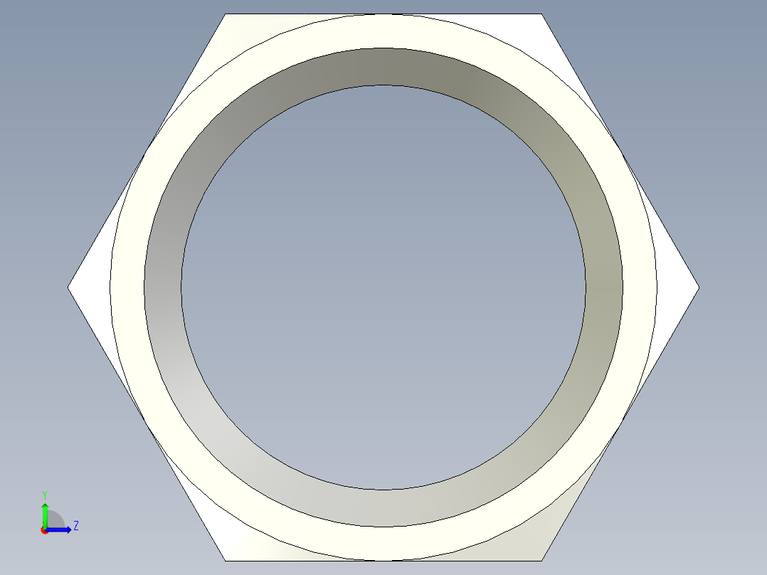 螺母-Nut_M7-15-8-15-15.stp左视图