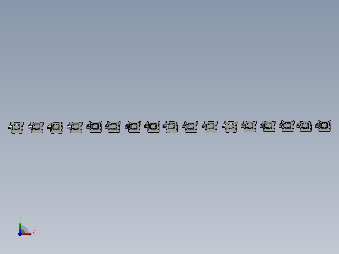 半封闭丝杆滑台MT75BS全尺寸17种前视图