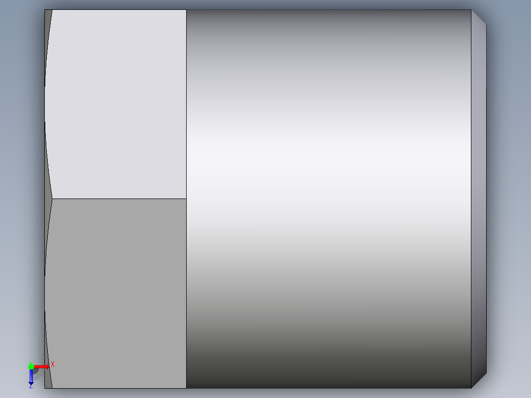 卡套式工业通用硬管接头EO_Sleeve_screw_S08LLCFX俯视图