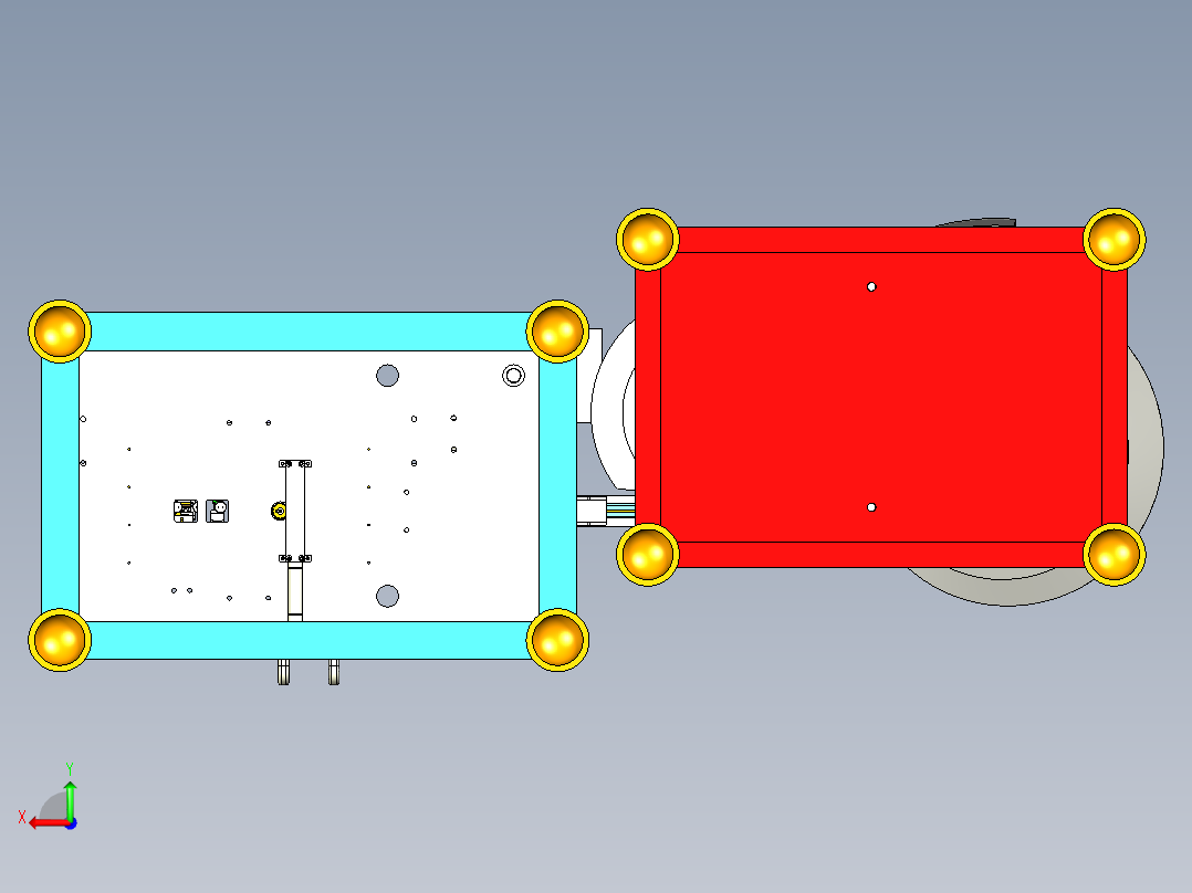 电子检测包装机M后视图