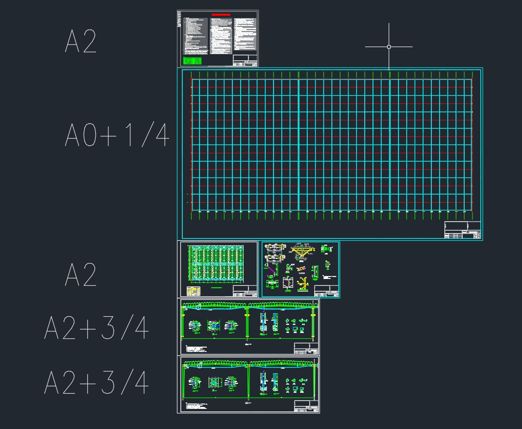 门式刚架厂房加固结构图1050497=35