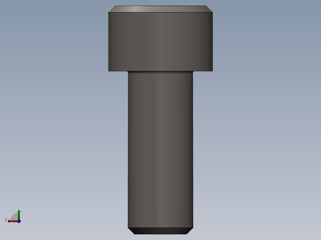 螺钉 GBT70.1 M10X25后视图