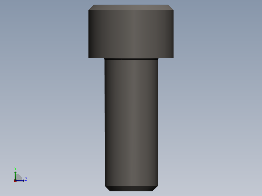 螺钉 GBT70.1 M10X25左视图