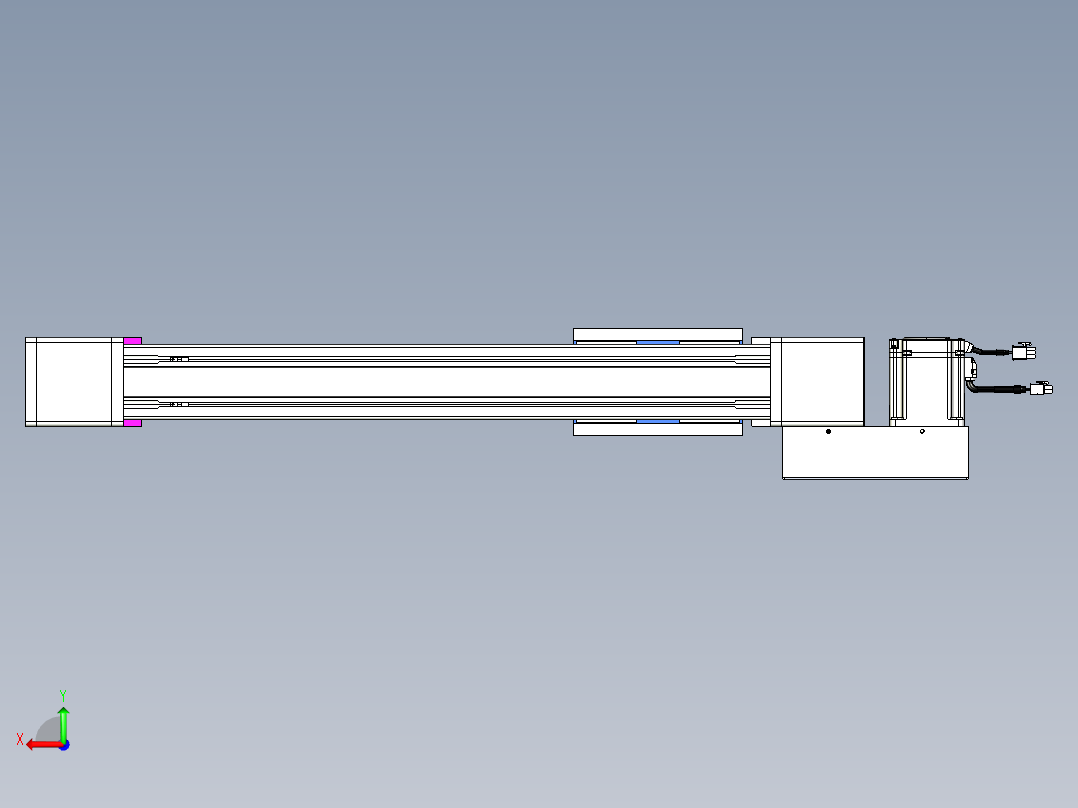 威洛博LB.GB同步带传动--欧规系列GB8-L96-S450-BL-P75后视图