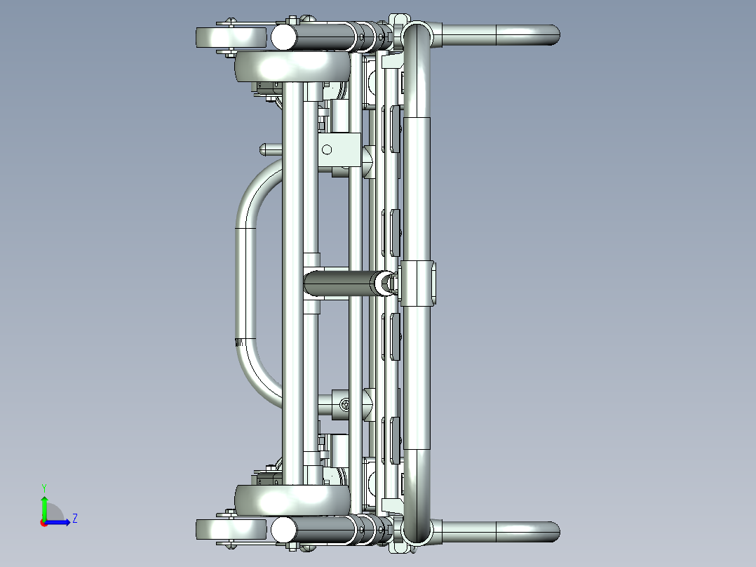 救护车担架左视图