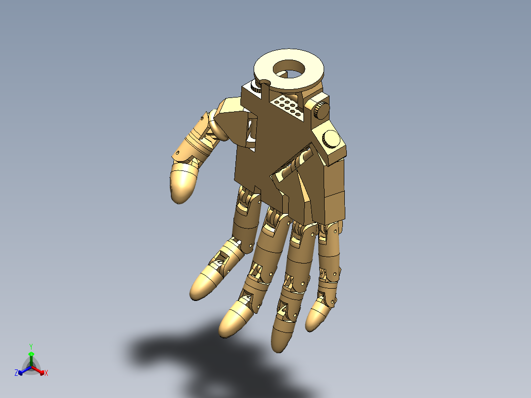 仿生机械手 (21)正等轴测图