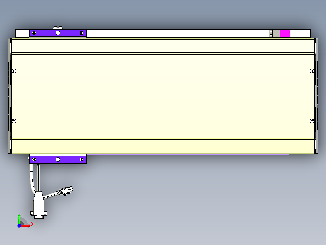 威洛博VL系列3d模型模组VL22H1Y-S400前视图