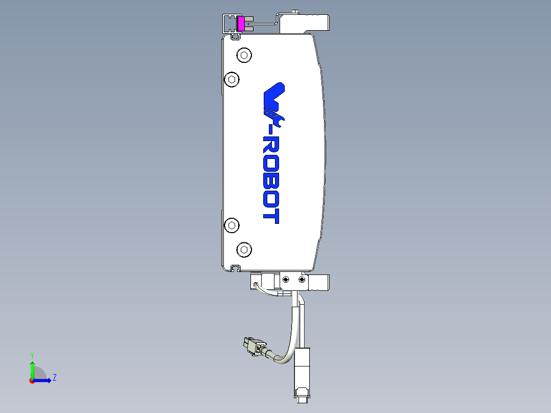 威洛博VL系列3d模型模组VL22H1Y-S400左视图