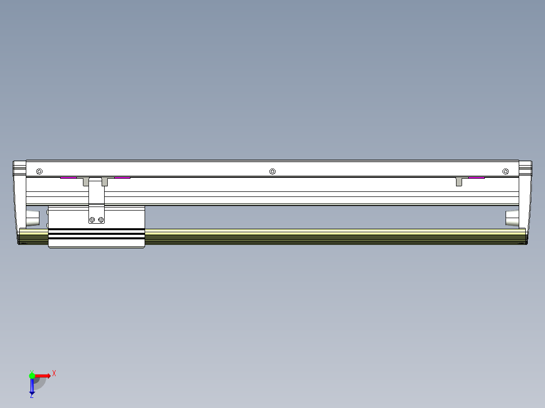 威洛博VL系列3d模型模组VL22H1Y-S400俯视图