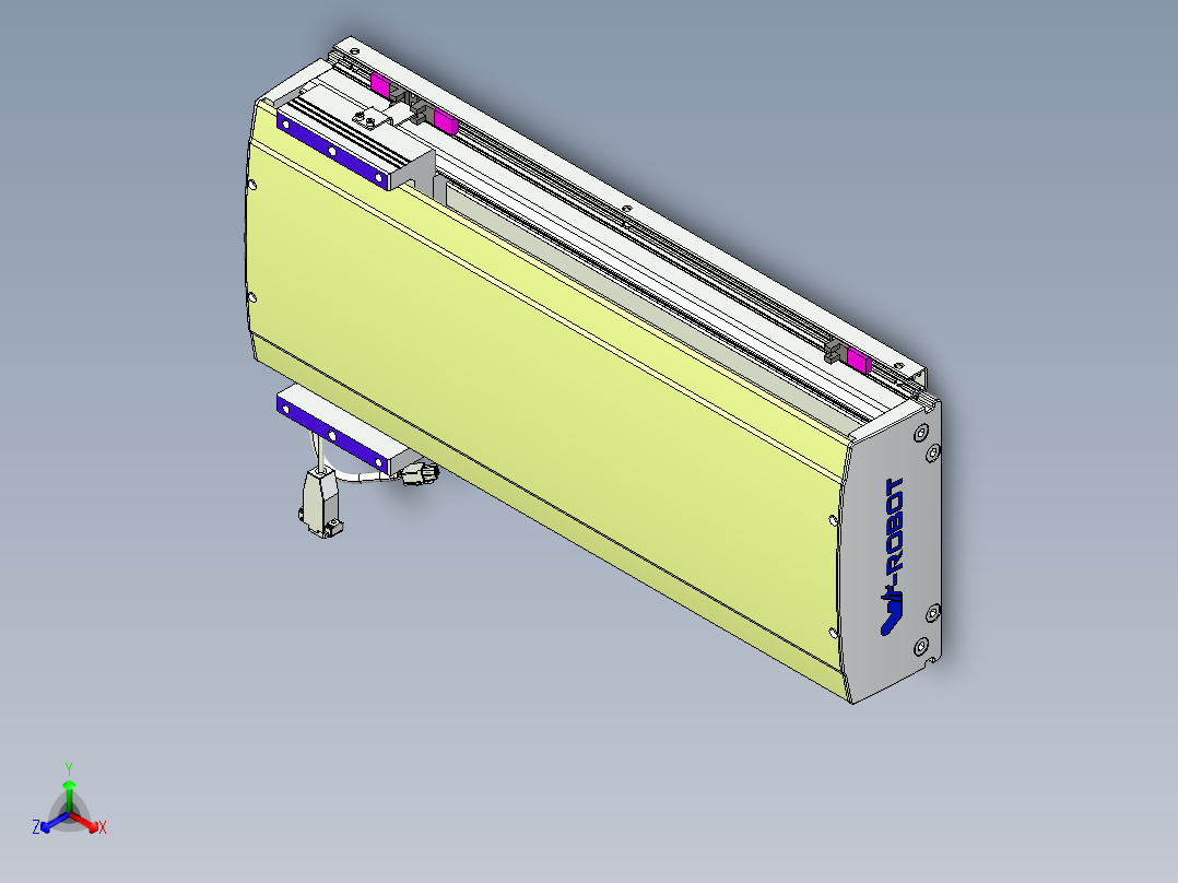 威洛博VL系列3d模型模组VL22H1Y-S400正等轴测图