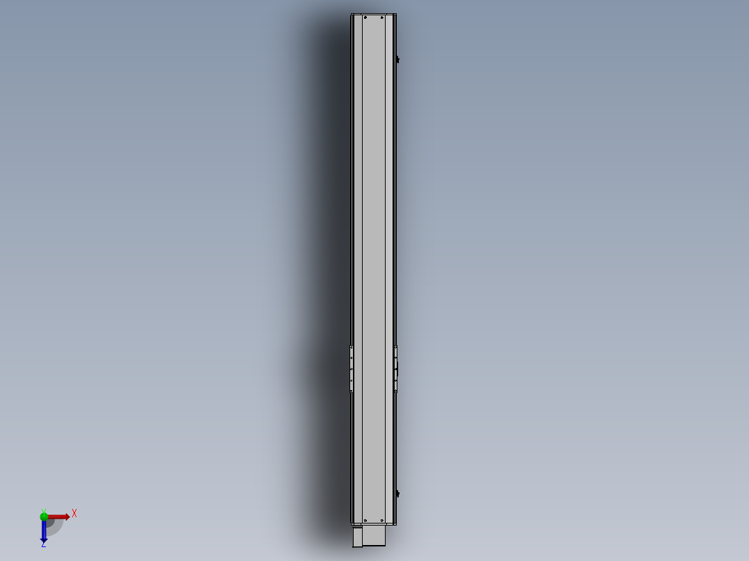 精密模组MT220-L150-2100-LD-M75-C4俯视图