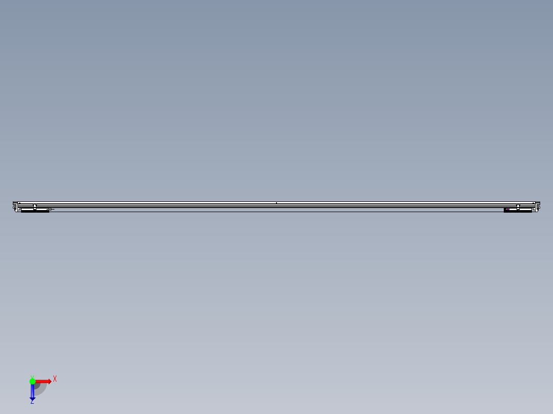威洛博VL系列直线电机模组-2VL14S3-S3400俯视图