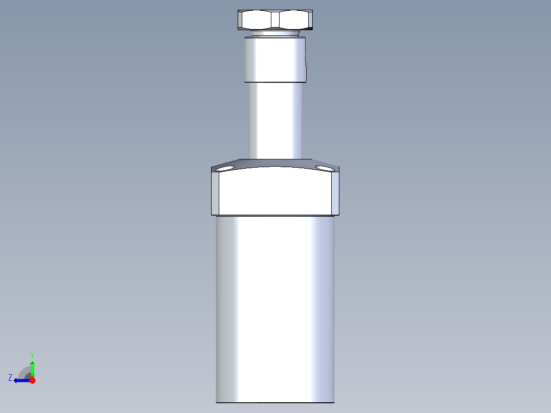 KOSMEKLHA0650-SL-Q30多系列多零件图纸模型右视图