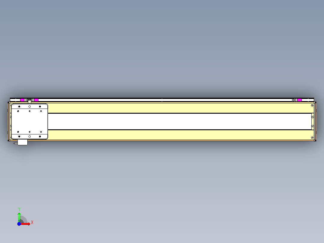 威洛博LC系列3d模型模组LC17E1Y-S1150前视图